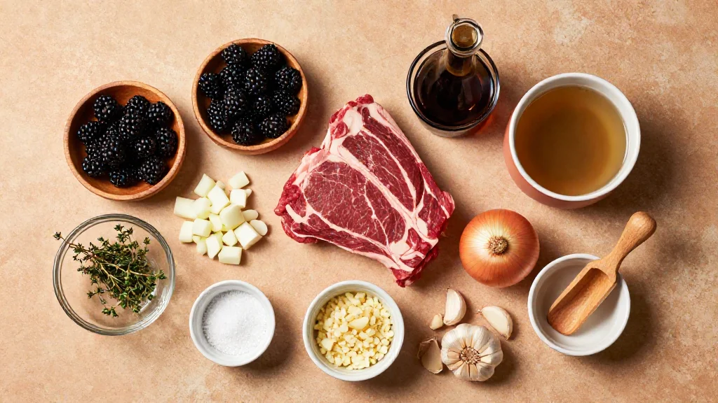 Slow Cooker Blackberry Balsamic Beef Recipe