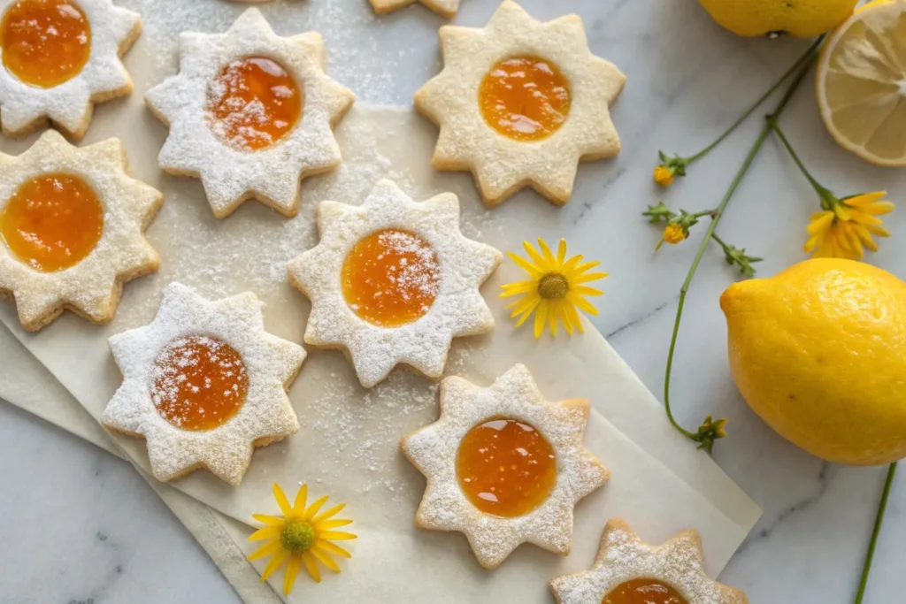 Summer Solstice Sun Cookies