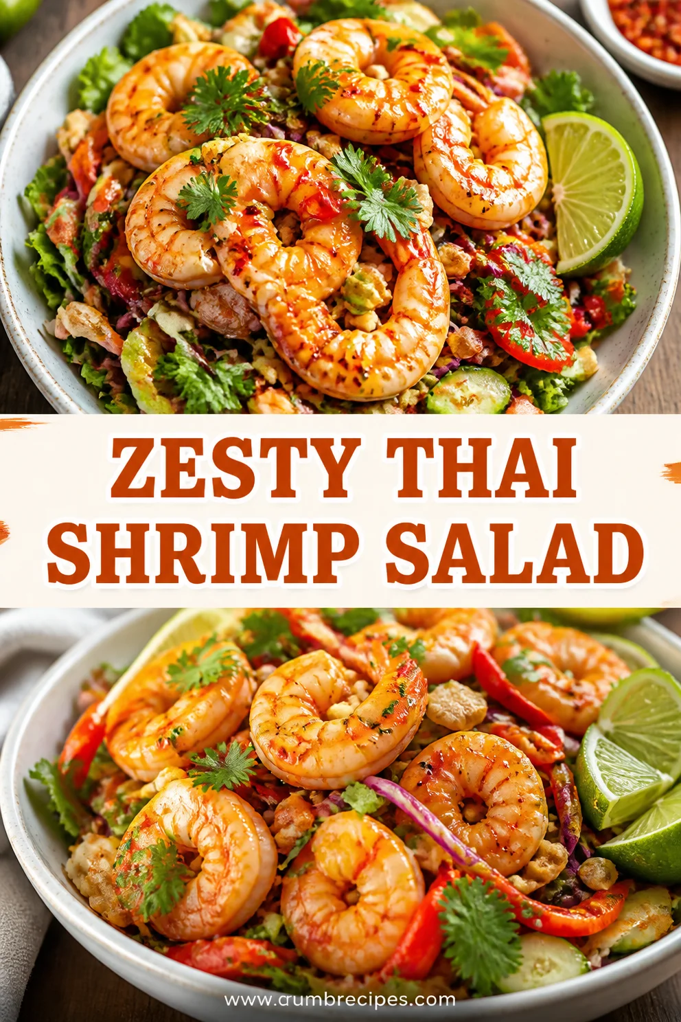 Zesty Thai Shrimp Salad Thai shrimp salad Zesty Thai Shrimp Salad