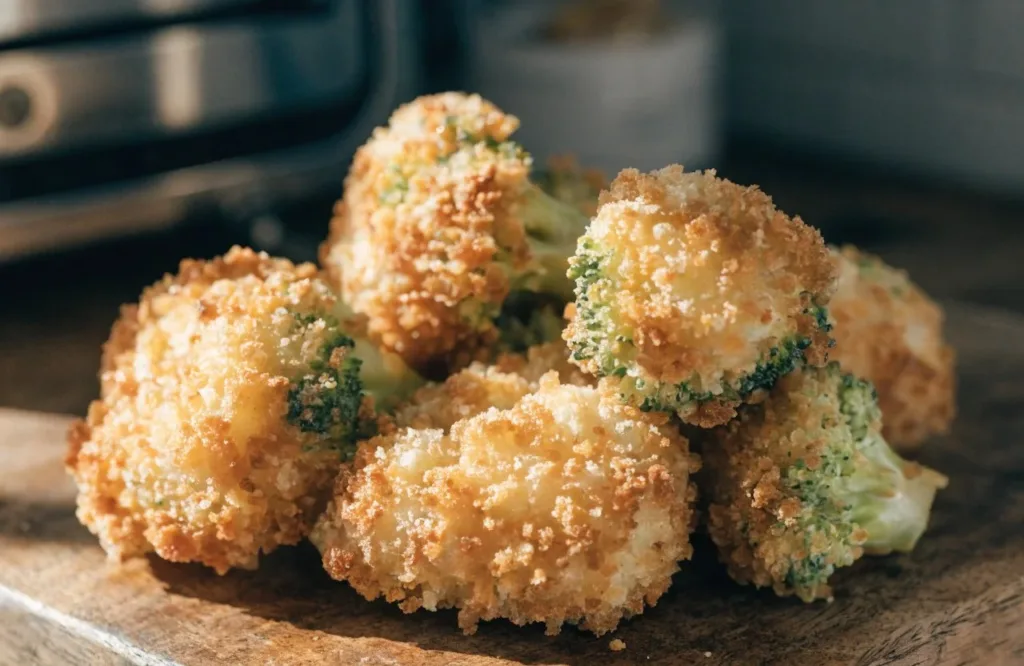Air Fried Breaded Broccoli Recipe breaded broccoli Air Fried Breaded Broccoli Recipe