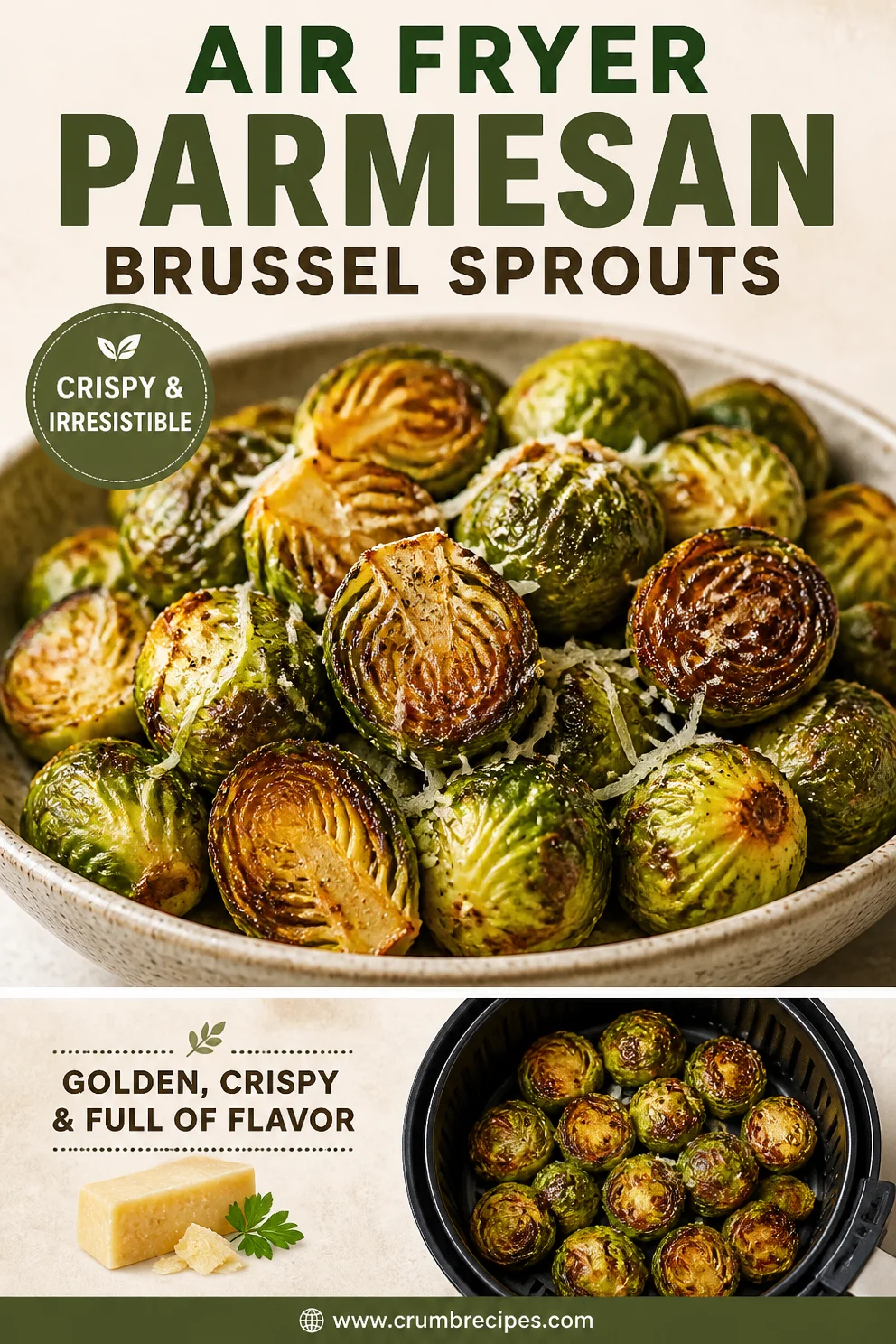 Air Fryer Parmesan Brussel Sprouts Parmesan Brussel Sprouts Air Fryer Parmesan Brussel Sprouts