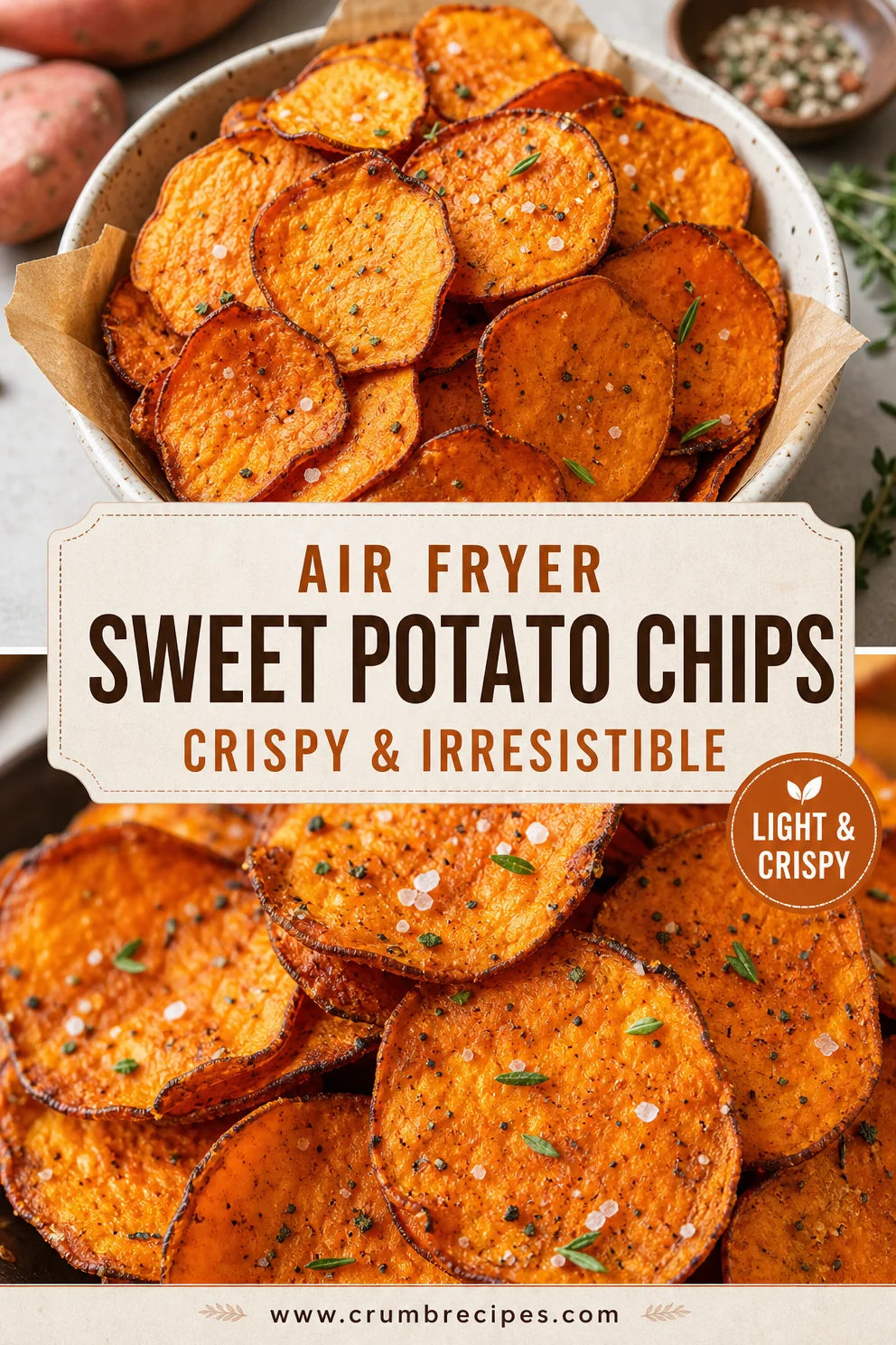 Air Fryer Sweet Potato Chips: Crispy Snack sweet potato chips Air Fryer Sweet Potato Chips: Crispy Snack