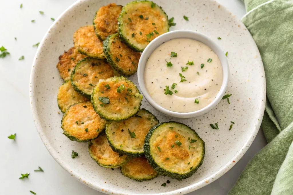 Air Fryer Zucchini Chips Recipe zucchini chips Air Fryer Zucchini Chips Recipe