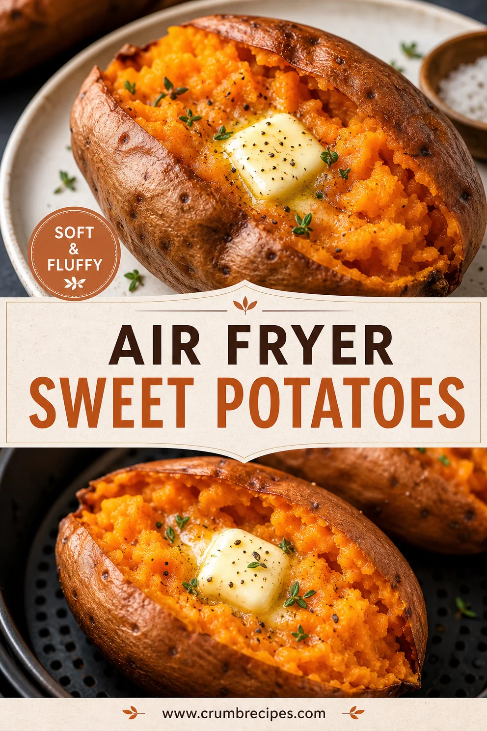 Baked Sweet Potatoes in Air Fryer