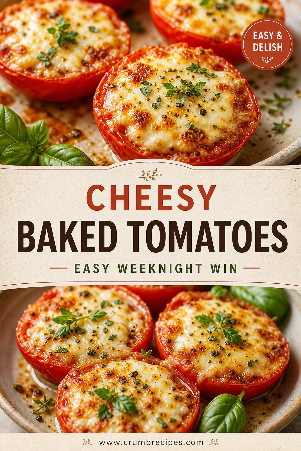 Baked Tomatoes with Cheese: Easy Weeknight Recipe baked tomatoes Baked Tomatoes with Cheese: Easy Weeknight Recipe