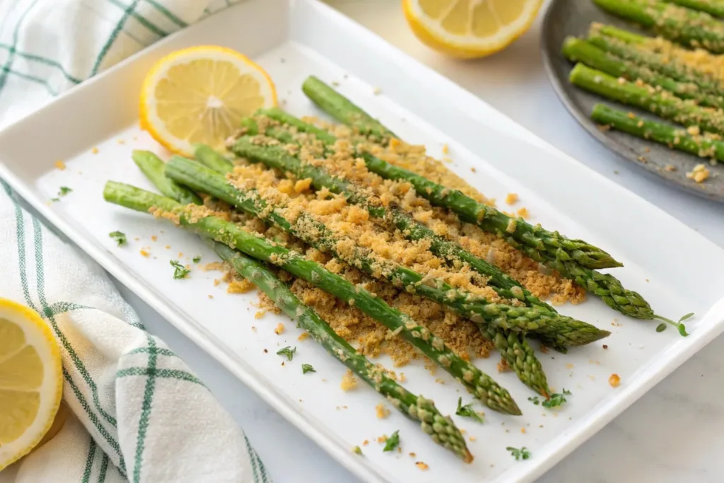 Breaded Air Fryer Asparagus - Crispy Side Dish Air Fryer Asparagus Breaded Air Fryer Asparagus - Crispy Side Dish