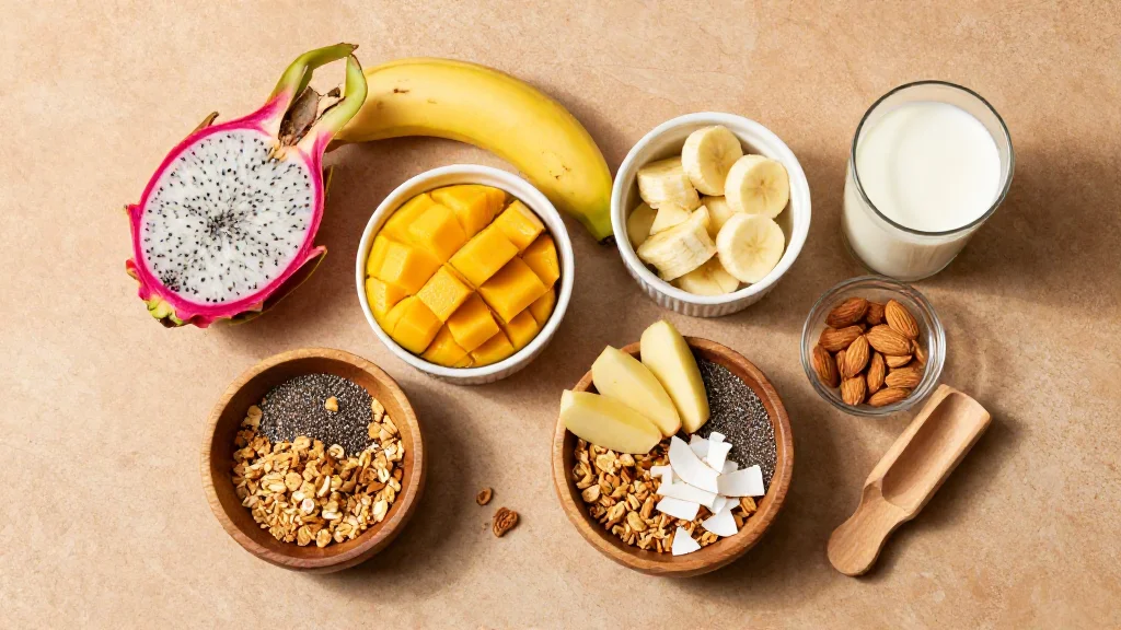 Dragon Fruit Smoothie Bowl: Easy Breakfast Recipe dragon fruit smoothie Dragon Fruit Smoothie Bowl: Easy Breakfast Recipe
