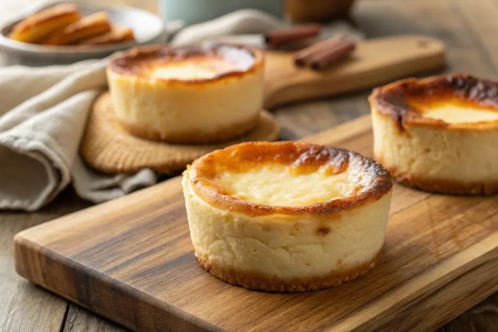 Mini Basque Cheesecakes Recipe