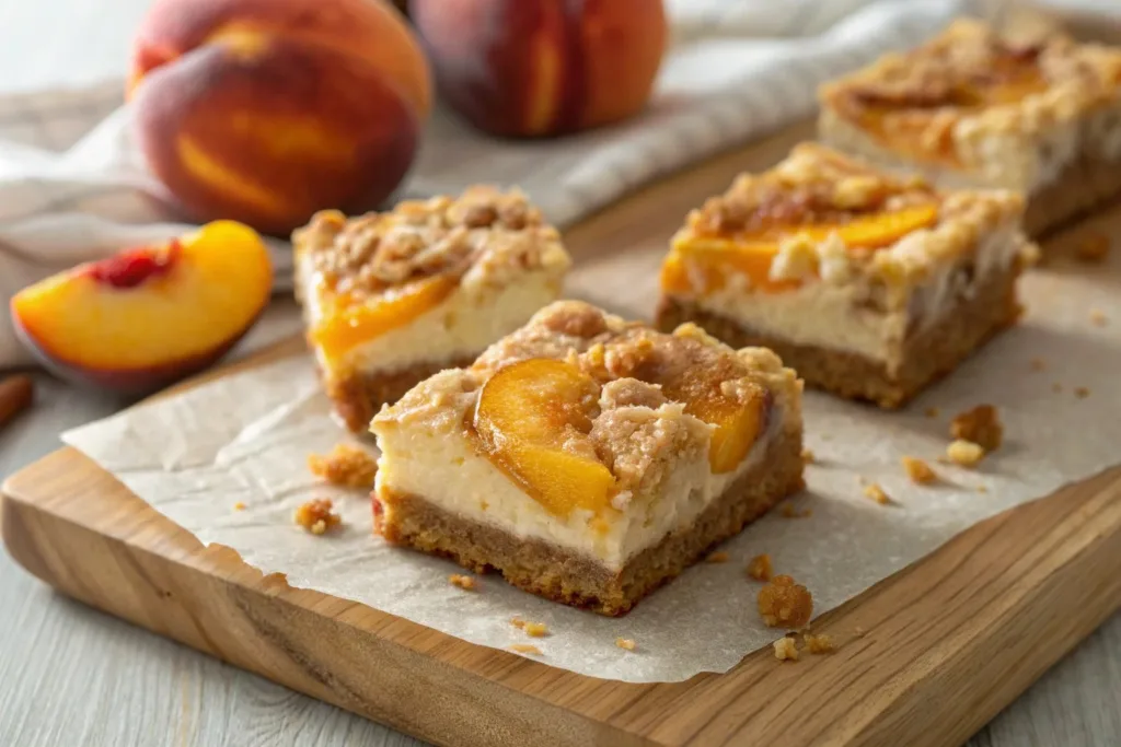 Peach Cobbler Cheesecake Bars Recipe Peach Cobbler Cheesecake Peach Cobbler Cheesecake Bars Recipe