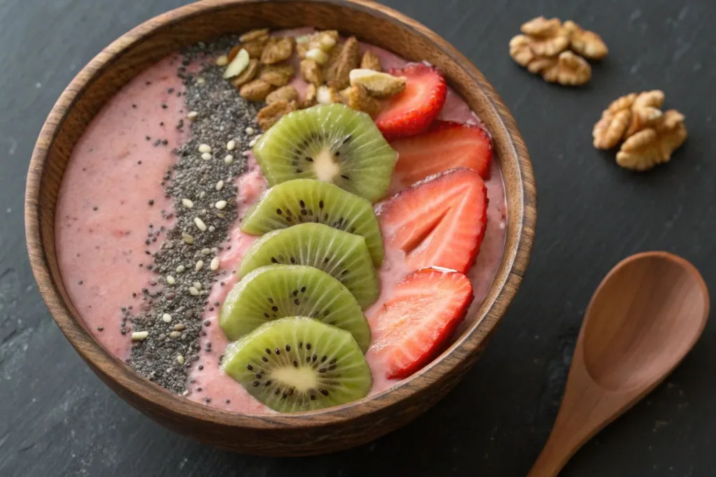 Pink Kiwi Smoothie Bowl Easy Recipe