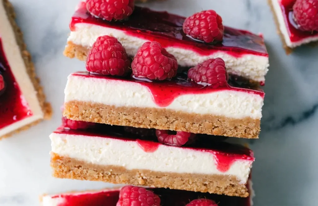 Raspberry Cheesecake Bars: Easy Dessert Recipe