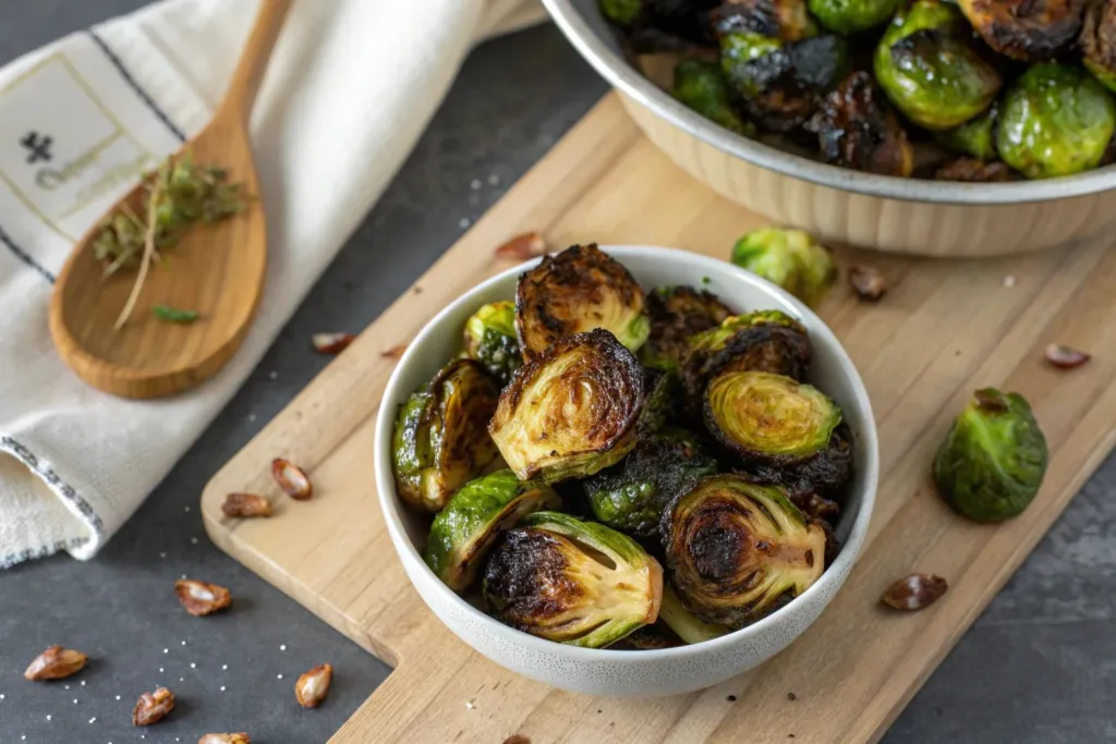Restaurant-Style Brussels Sprouts: Easy Air-Fried Recipe Brussels sprouts Restaurant-Style Brussels Sprouts: Easy Air-Fried Recipe