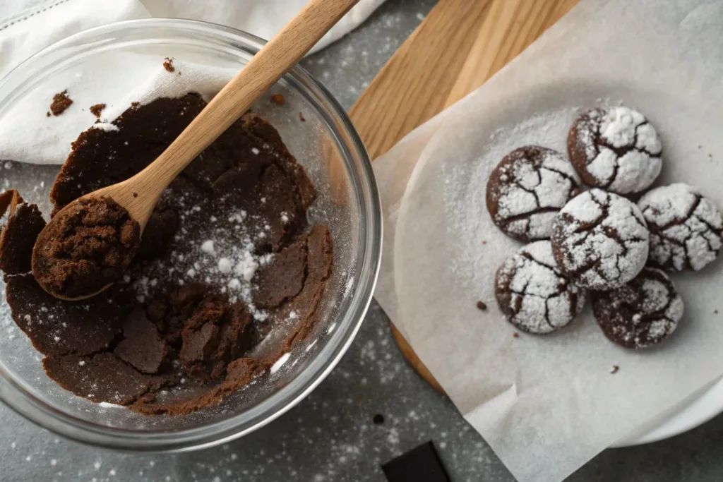 Sourdough Crinkle Cookies: Chewy