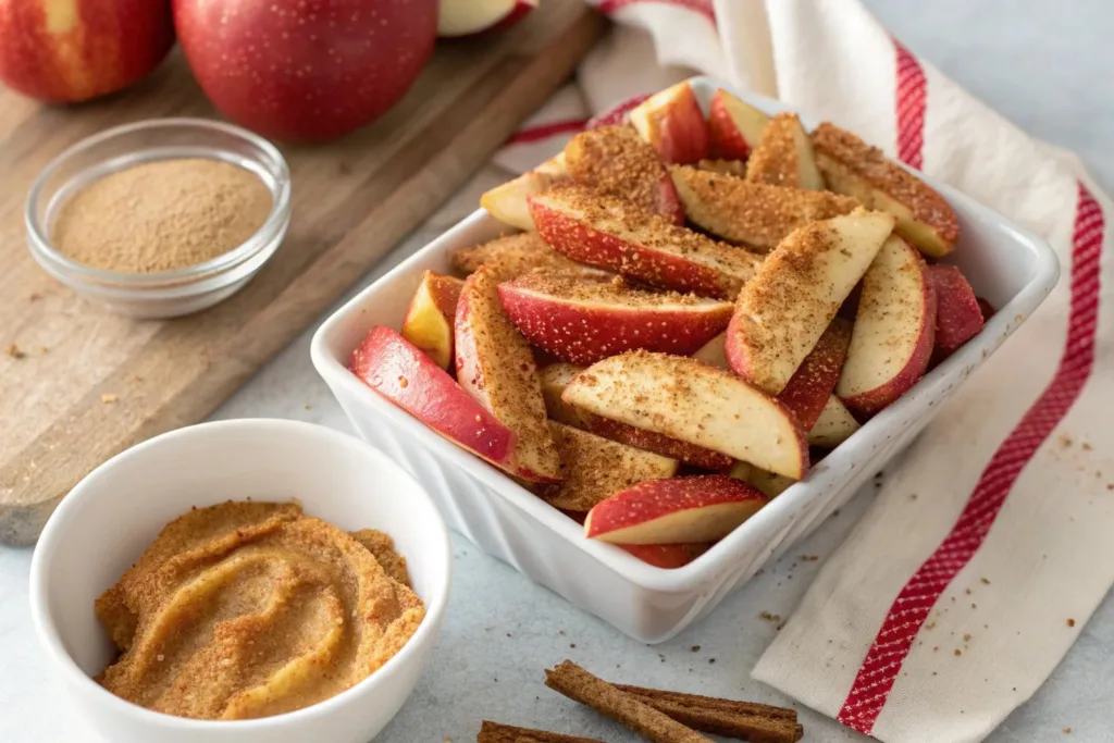 Healthy Apple Fries Recipe apple fries Healthy Apple Fries Recipe